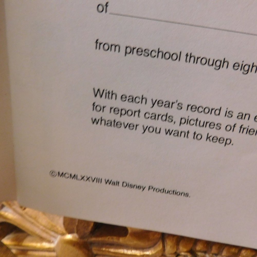 Disney's School Days Memory Album Vintage 1978 - Picture 4 of 7